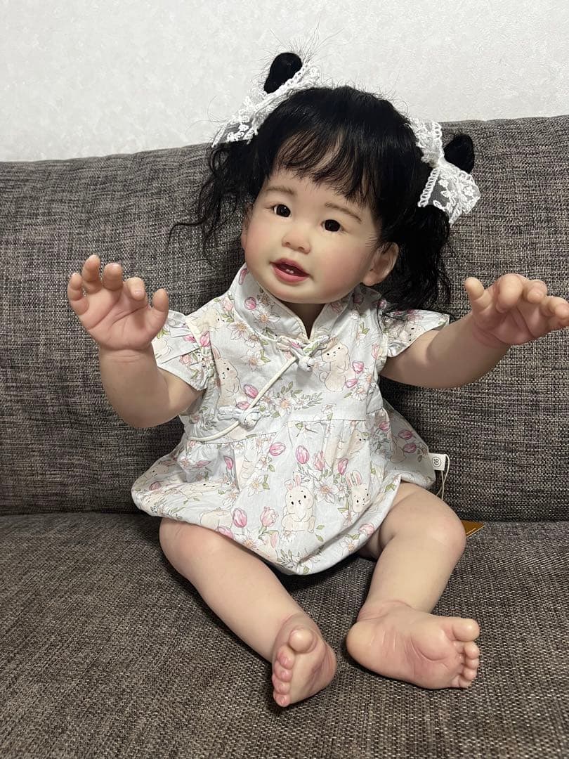 最終SALE！65センチ！トドラー⭐︎リボーンドールのティーガン女の子☆