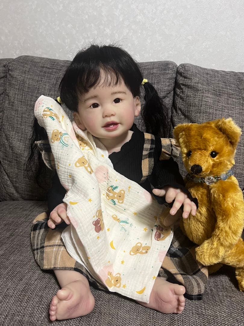 最終SALE！65センチ！トドラー⭐︎リボーンドールのティーガン女の子☆