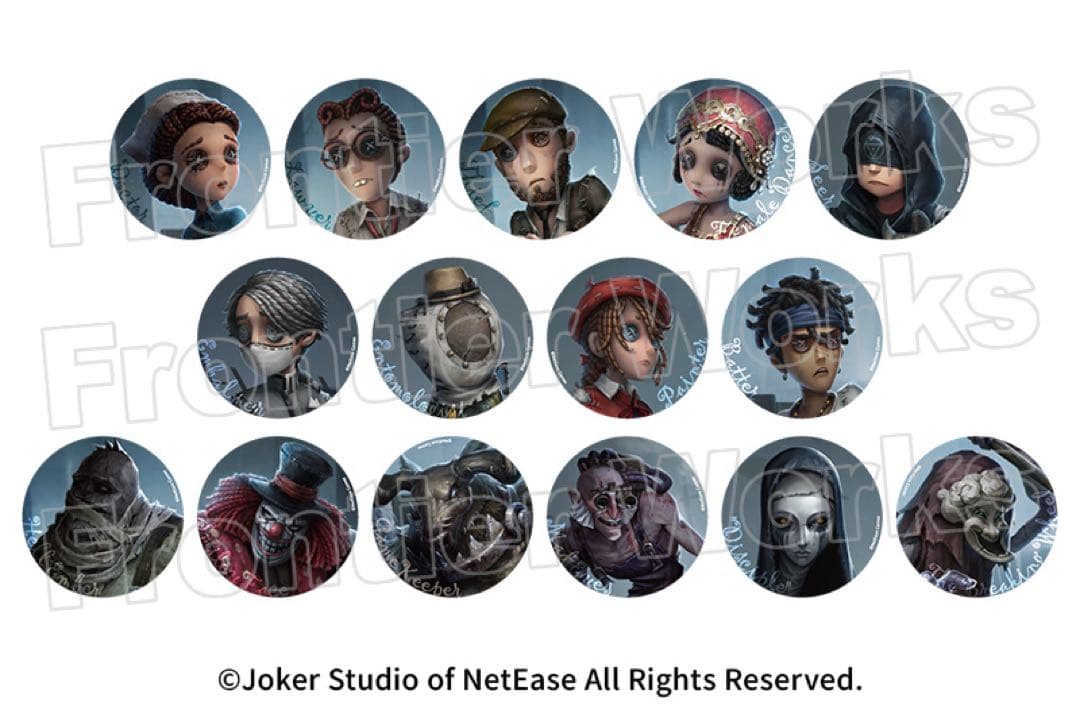 アイデンティティ　第五人格　<RE:シリーズ> 缶バッジ Vol.1　10BOX