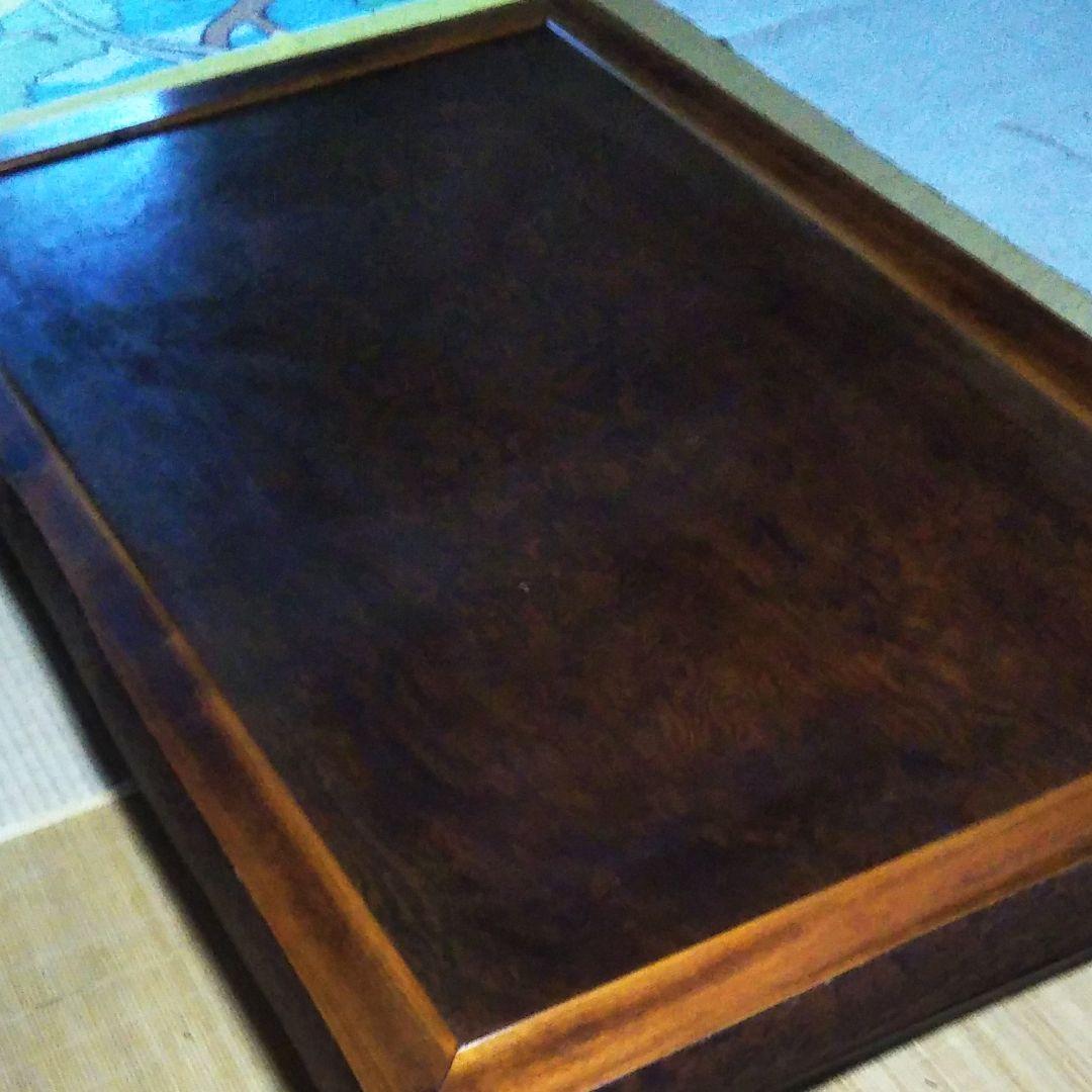 松の一枚板座卓