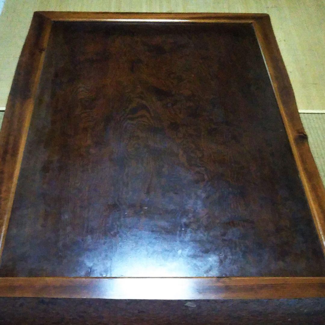 松の一枚板座卓