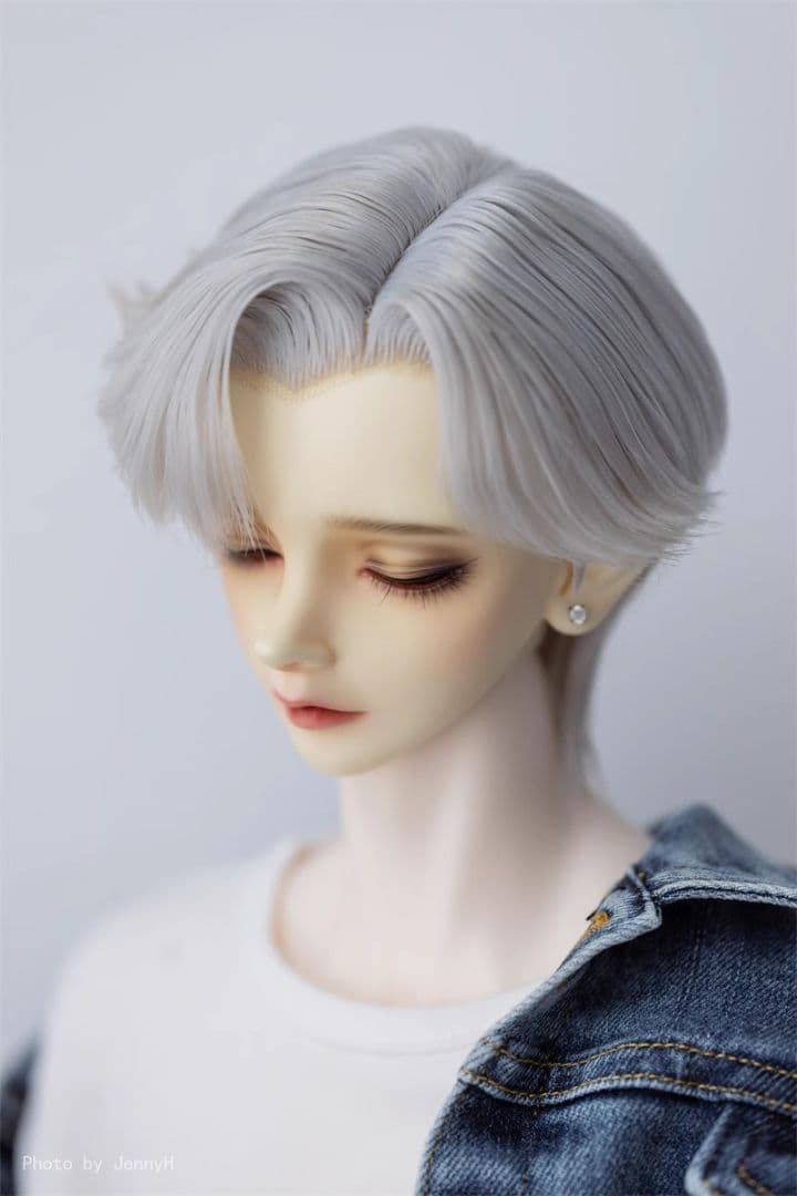 AX501 BJD 1/3 人形 ドール ウィッグ カツラ 耐熱 ハンドメイド