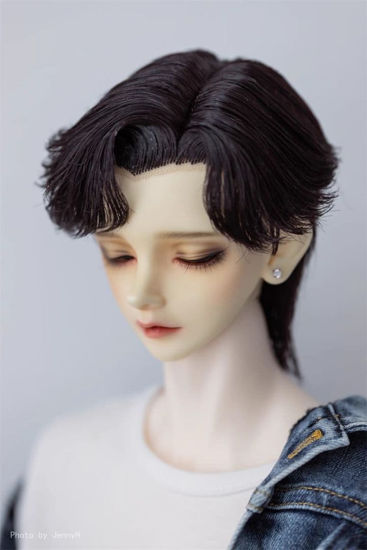 AX501 BJD 1/3 人形 ドール ウィッグ カツラ 耐熱 ハンドメイド