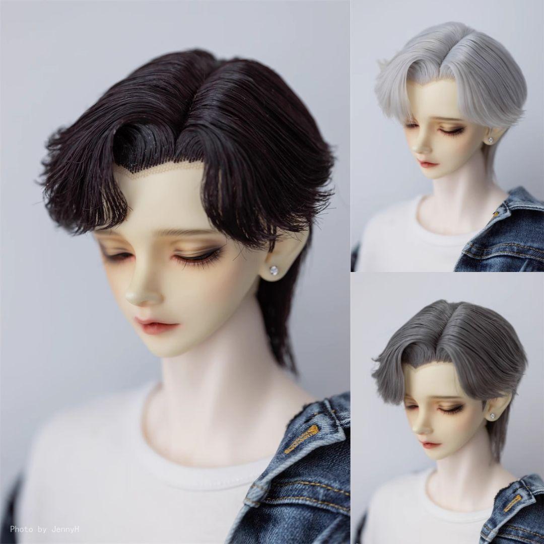 AX501 BJD 1/3 人形 ドール ウィッグ カツラ 耐熱 ハンドメイド