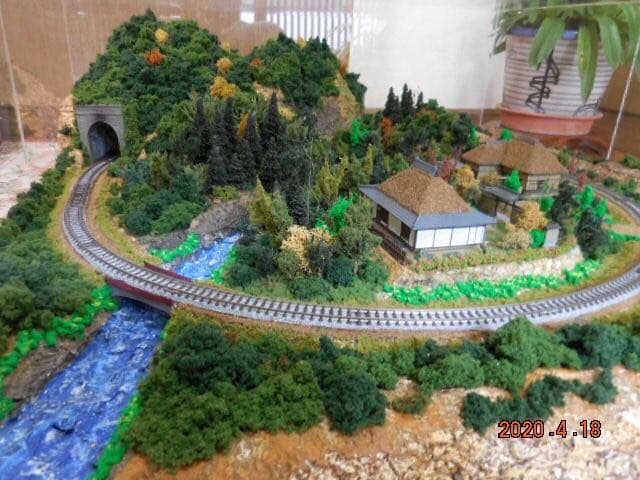 ジオラマ　鉄道　風景