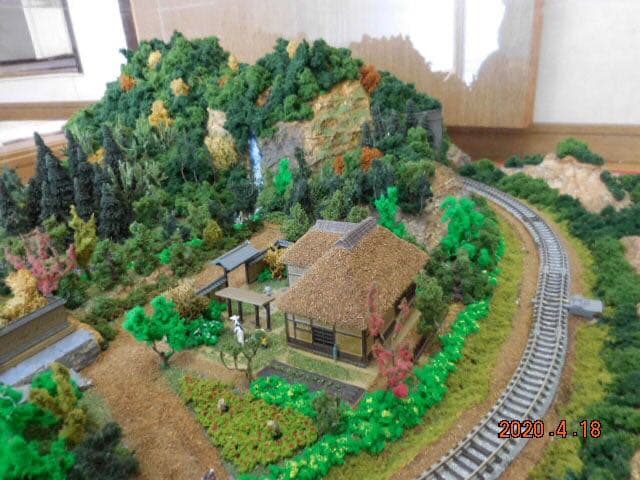 ジオラマ　鉄道　風景