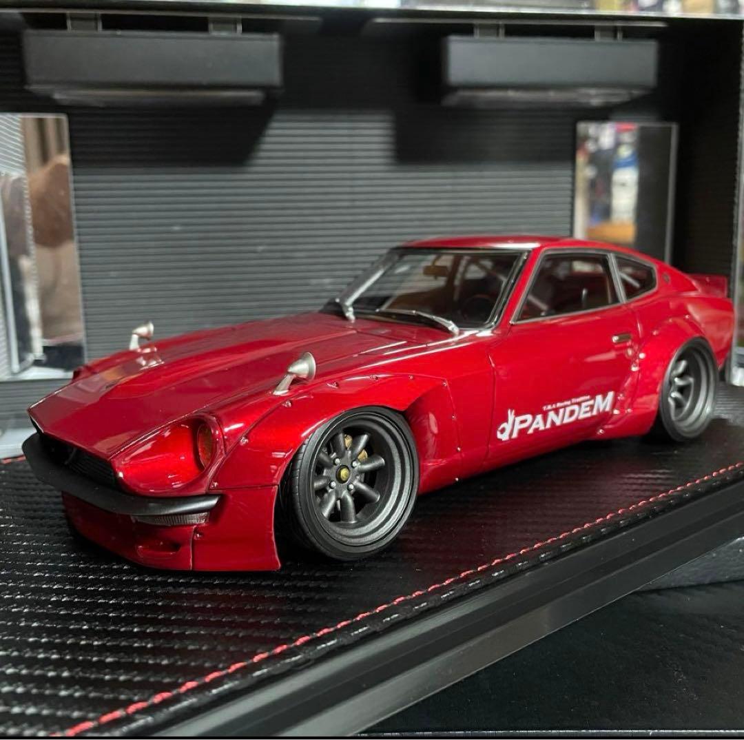 新品未展示品 イグニッションモデル 1/18 パンデムS30 Zレッドメタリック