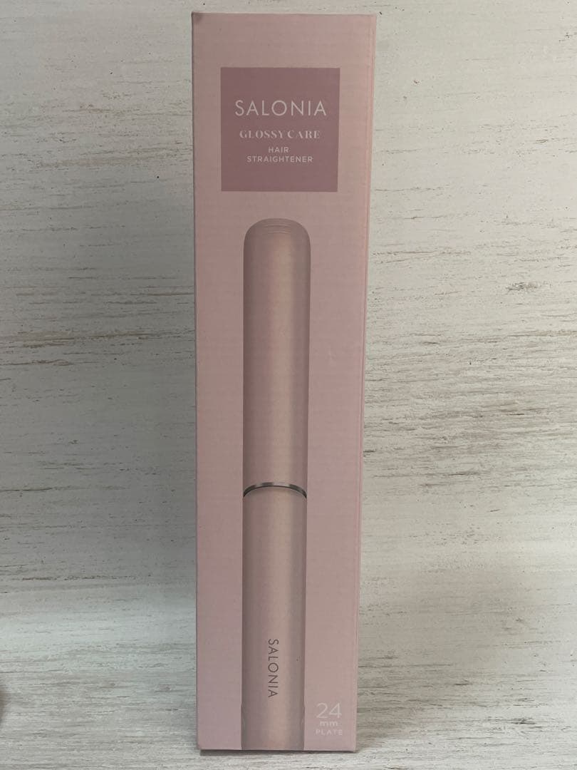 未開封 SALONIA グロッシーケア ストレートアイロン