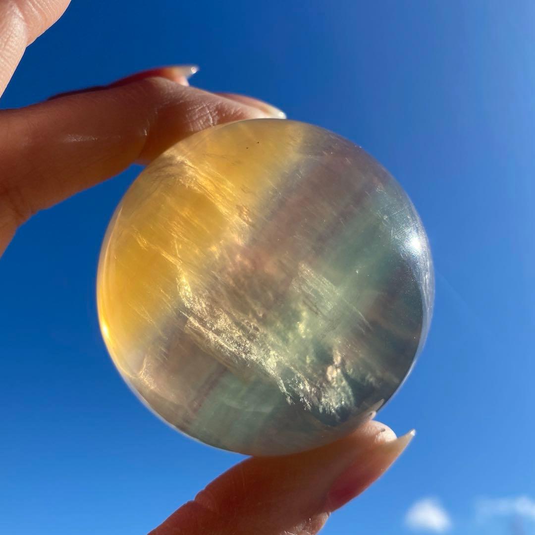 キャンディカラーフローライトスフィア