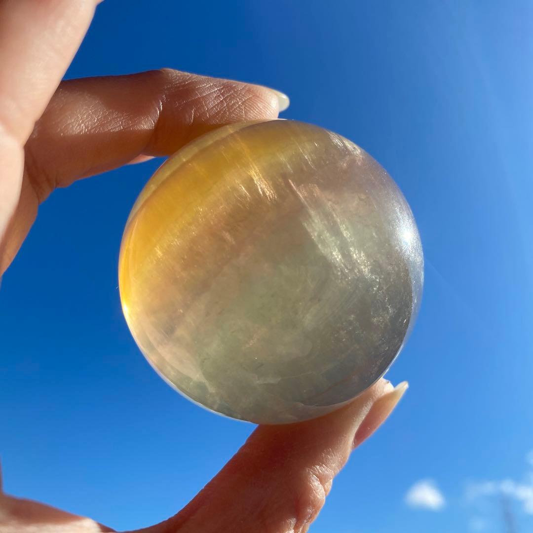 キャンディカラーフローライトスフィア