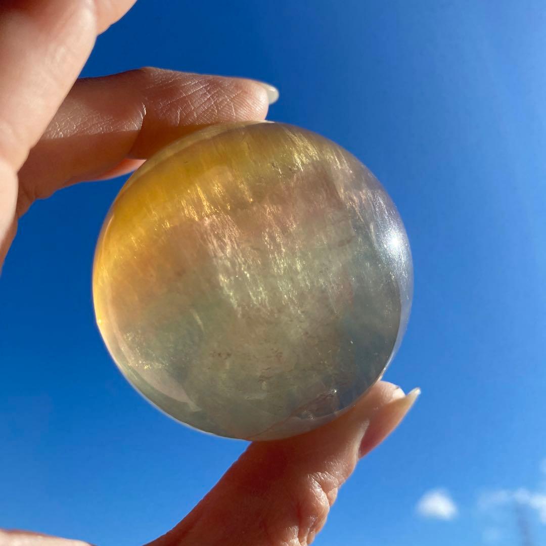 キャンディカラーフローライトスフィア