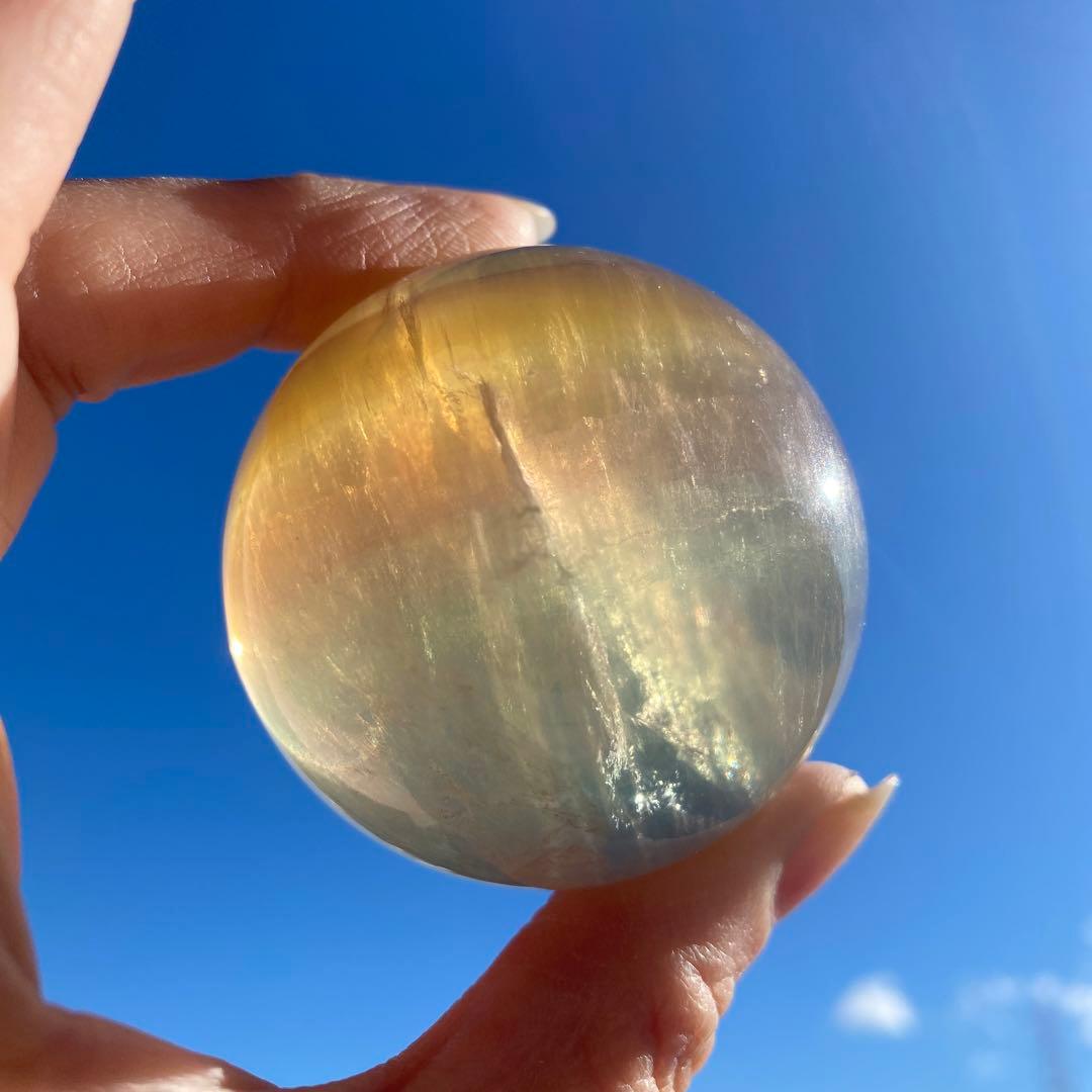 キャンディカラーフローライトスフィア