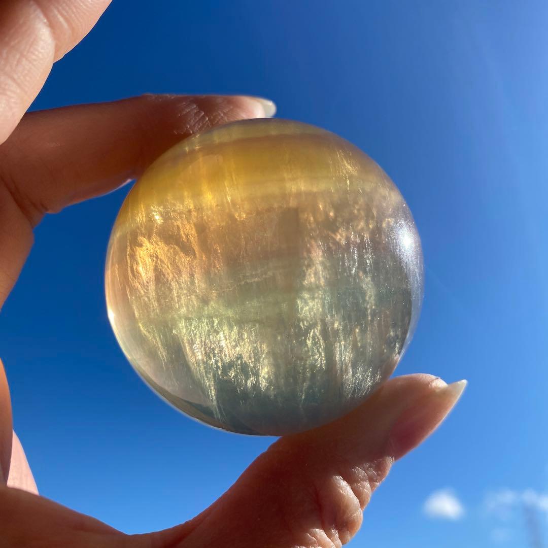 キャンディカラーフローライトスフィア