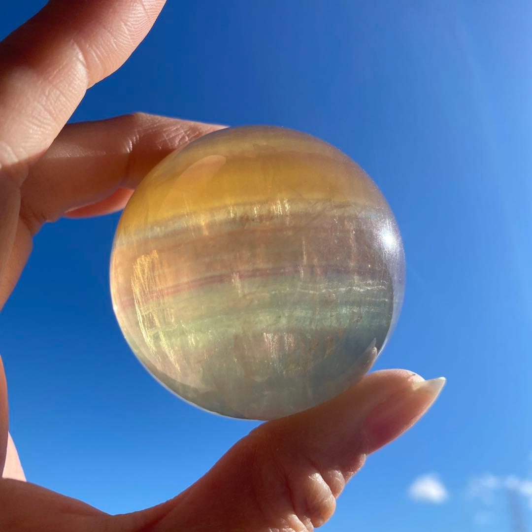 キャンディカラーフローライトスフィア