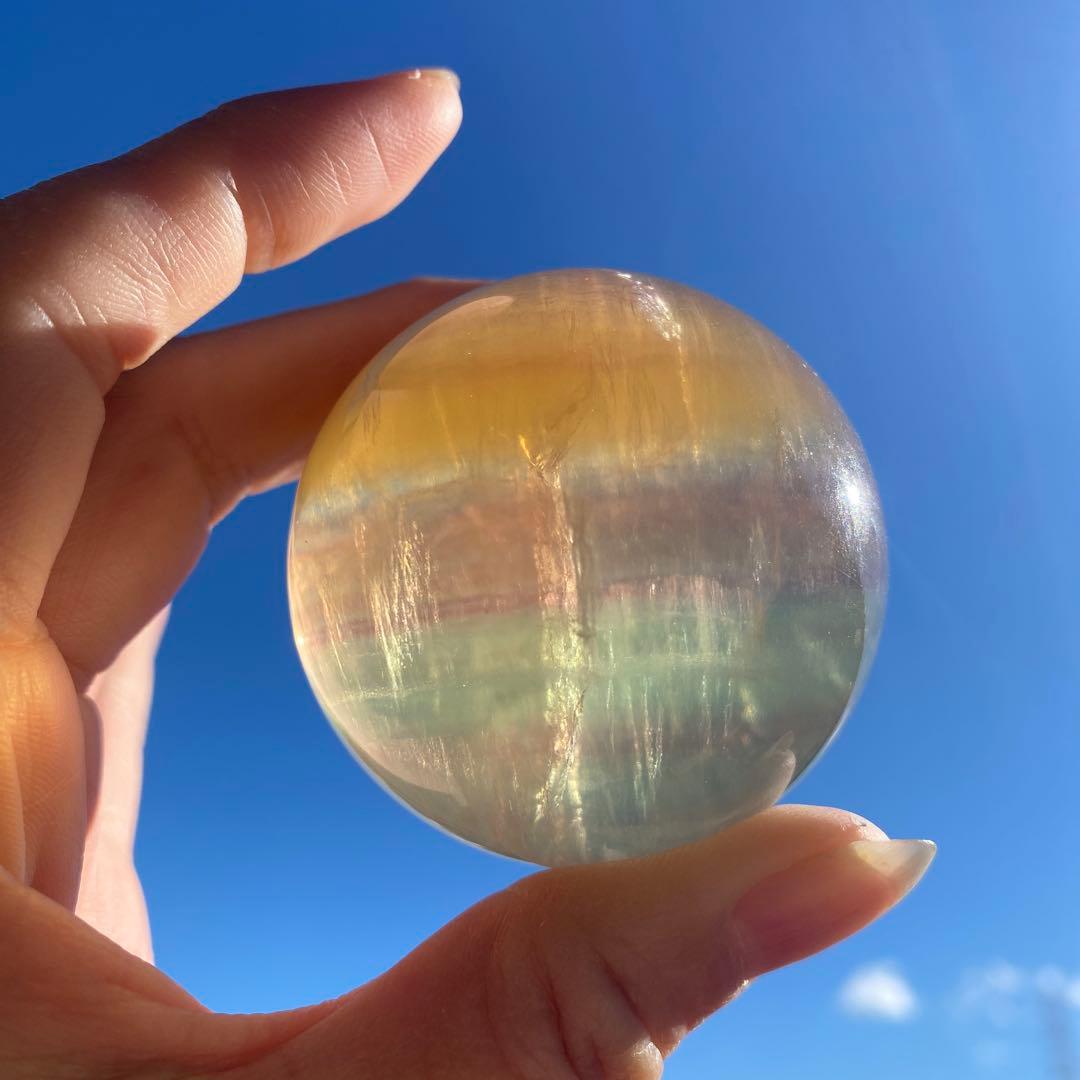 キャンディカラーフローライトスフィア