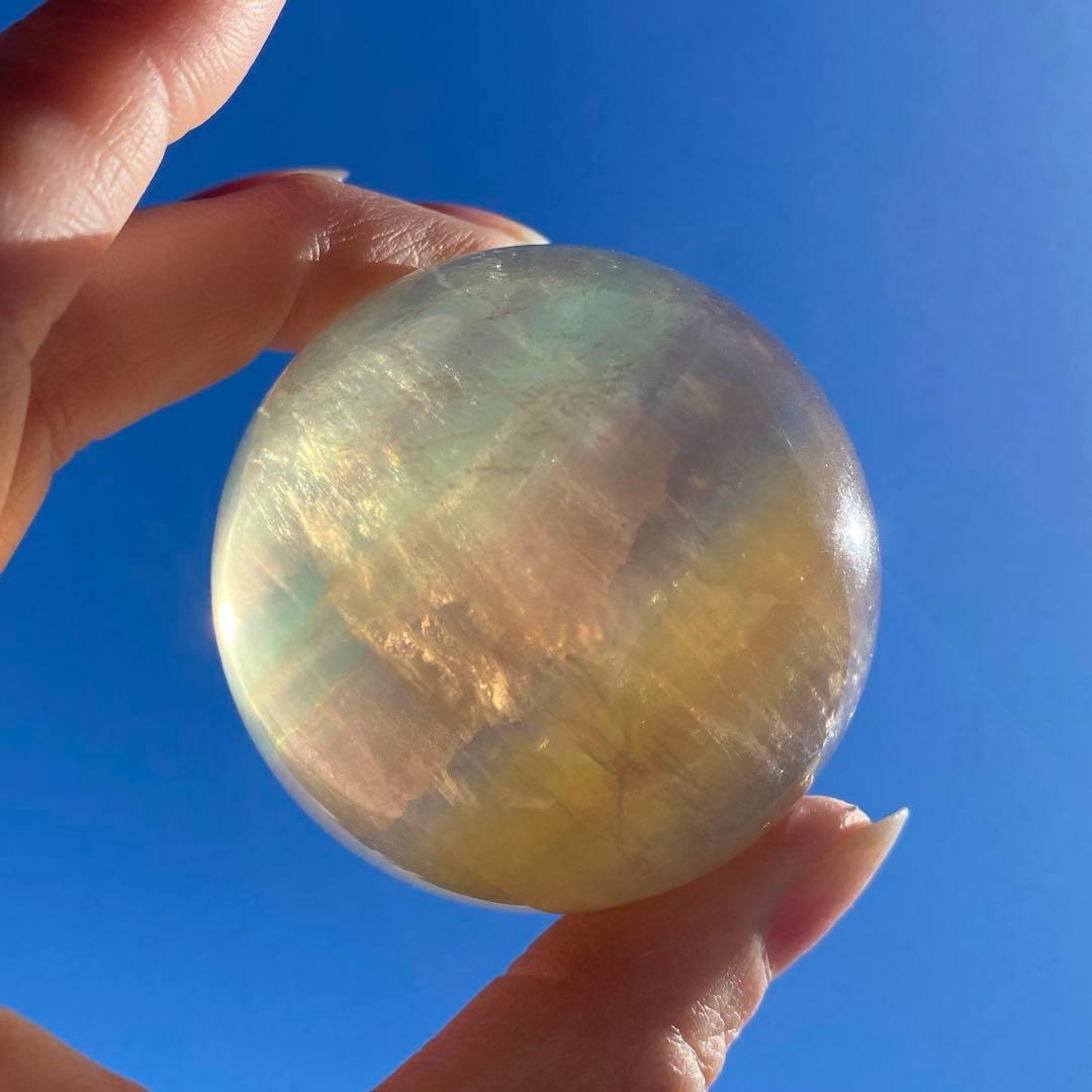 キャンディカラーフローライトスフィア