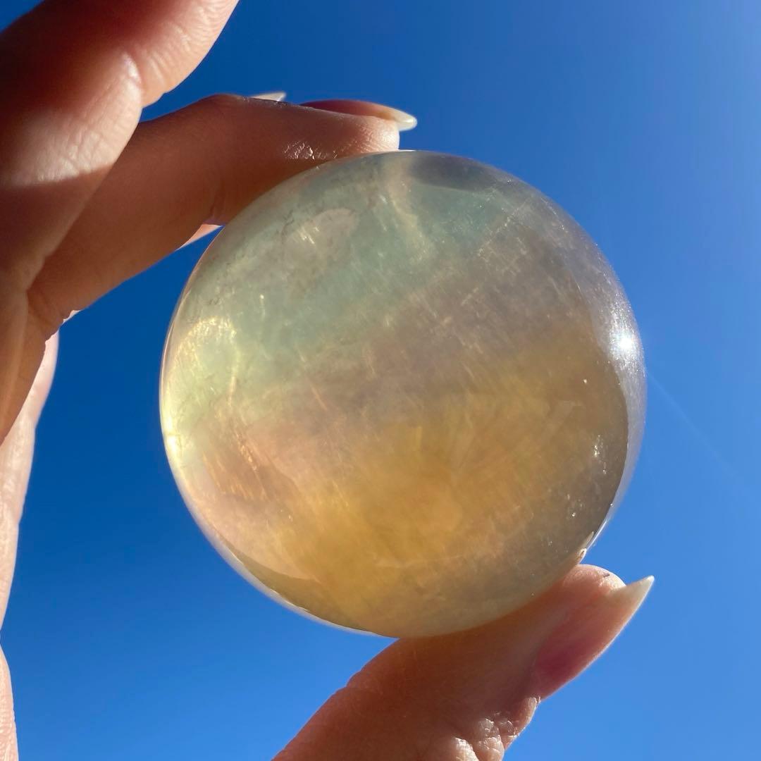 キャンディカラーフローライトスフィア