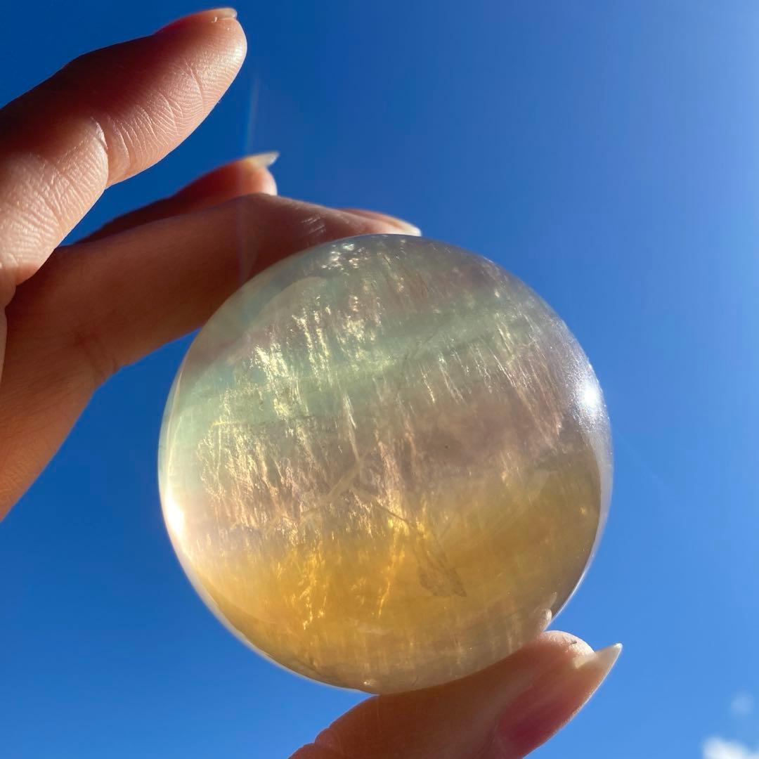 キャンディカラーフローライトスフィア