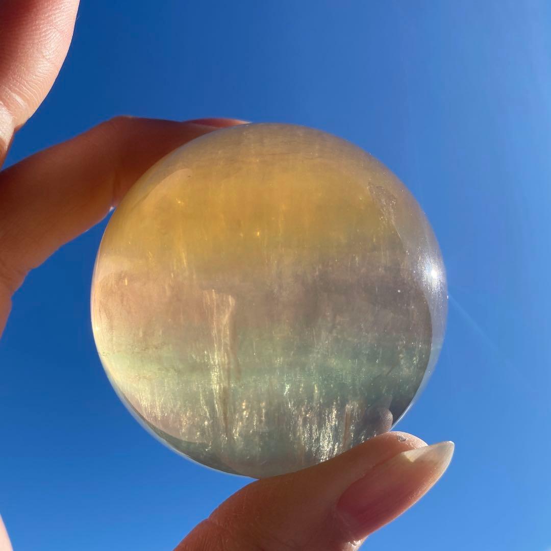 キャンディカラーフローライトスフィア