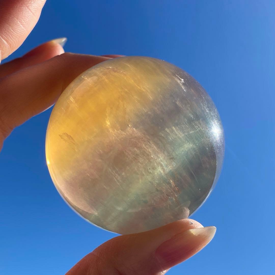 キャンディカラーフローライトスフィア