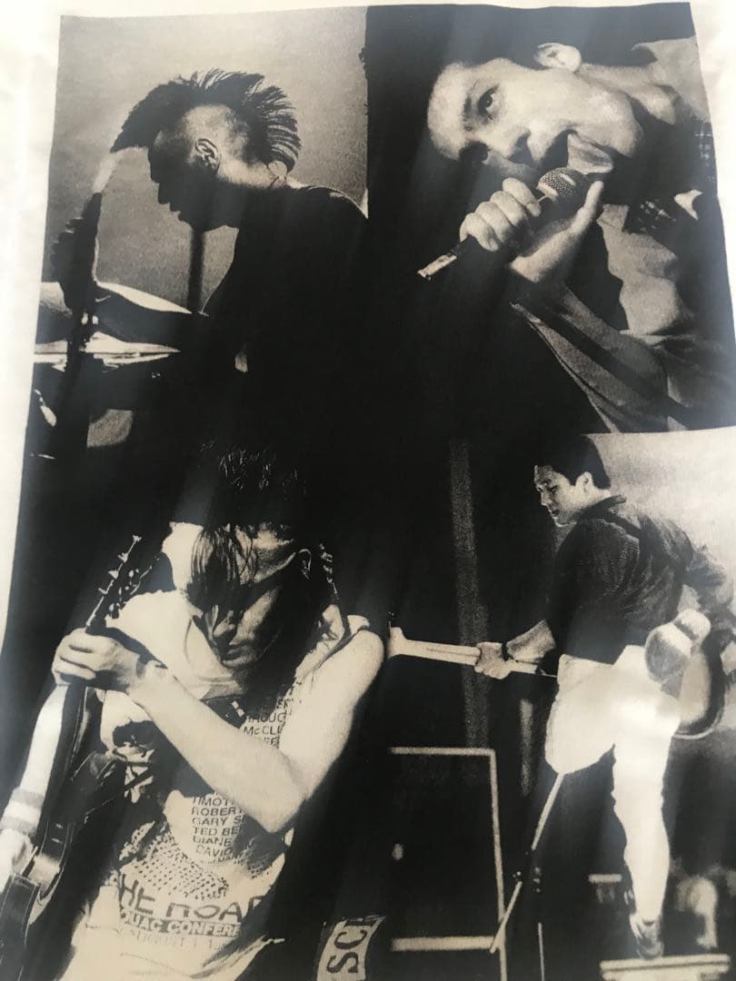 ブルーハーツglamb モノクロ写真 Tシャツ