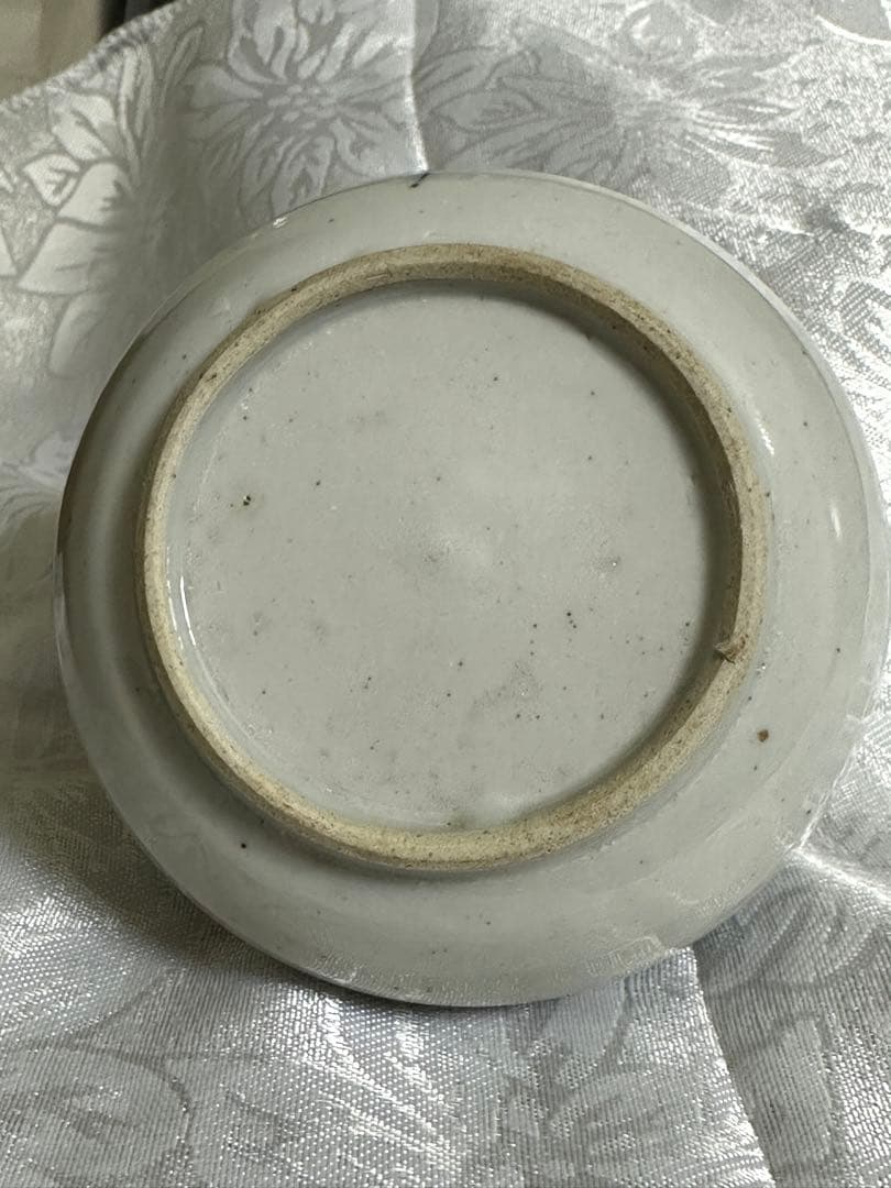 李朝　染付　陶磁器　一輪挿し