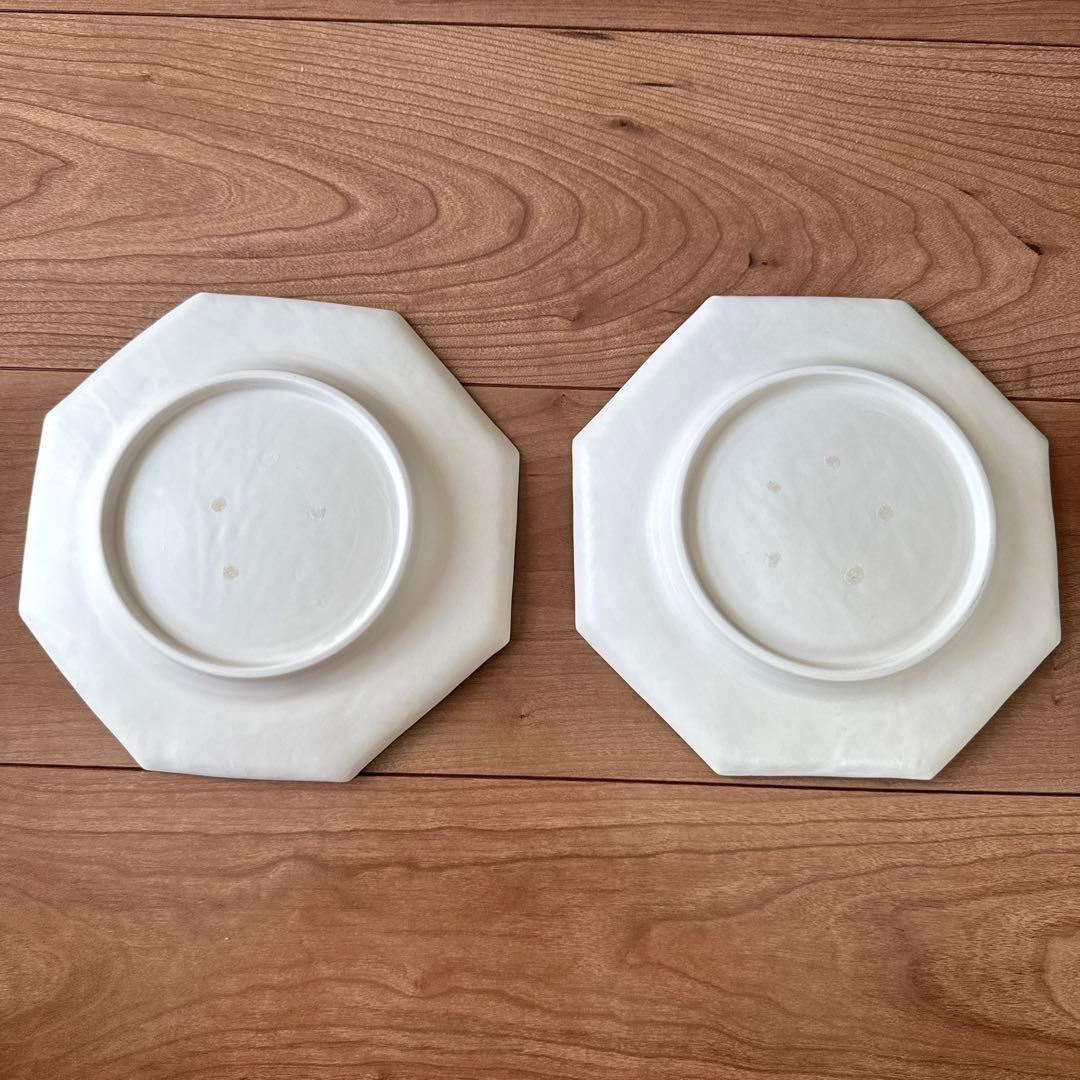 照井壮　八角皿　2枚セット