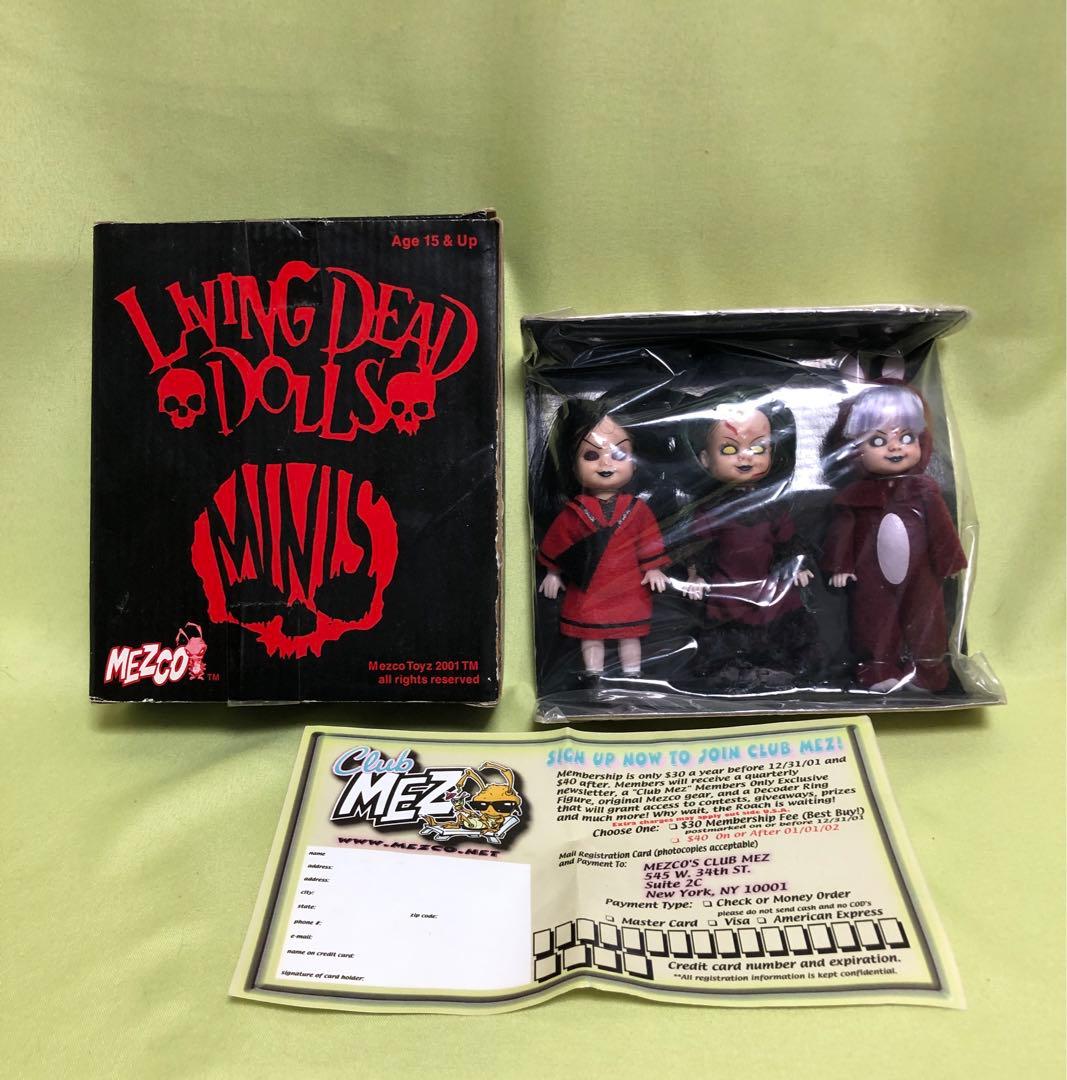 新品未開封 日本限定レア！Living Dead Dolls MINIS メズコ