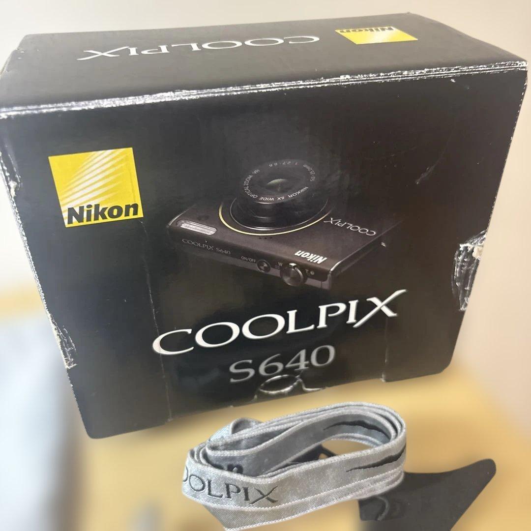 COOLPIX S640 Nikon 美品 完動品 SDカード2GB付き　ニコン
