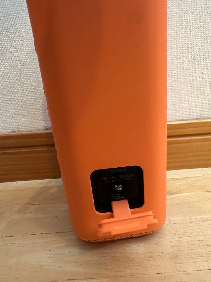 ソニー ワイヤレススピーカー SRS-XE200 オレンジ type-C充電