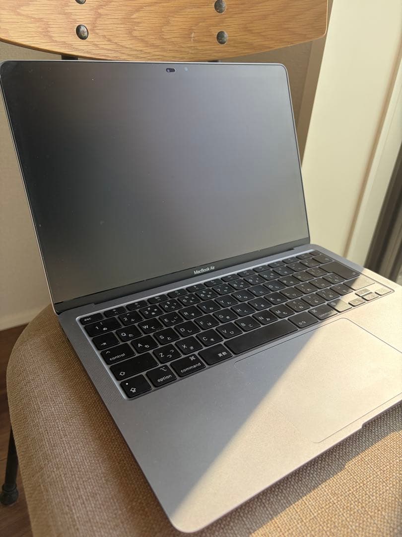 MacBook Air m1 スペースグレー 【スタンド＋覗き見防止シート付き】