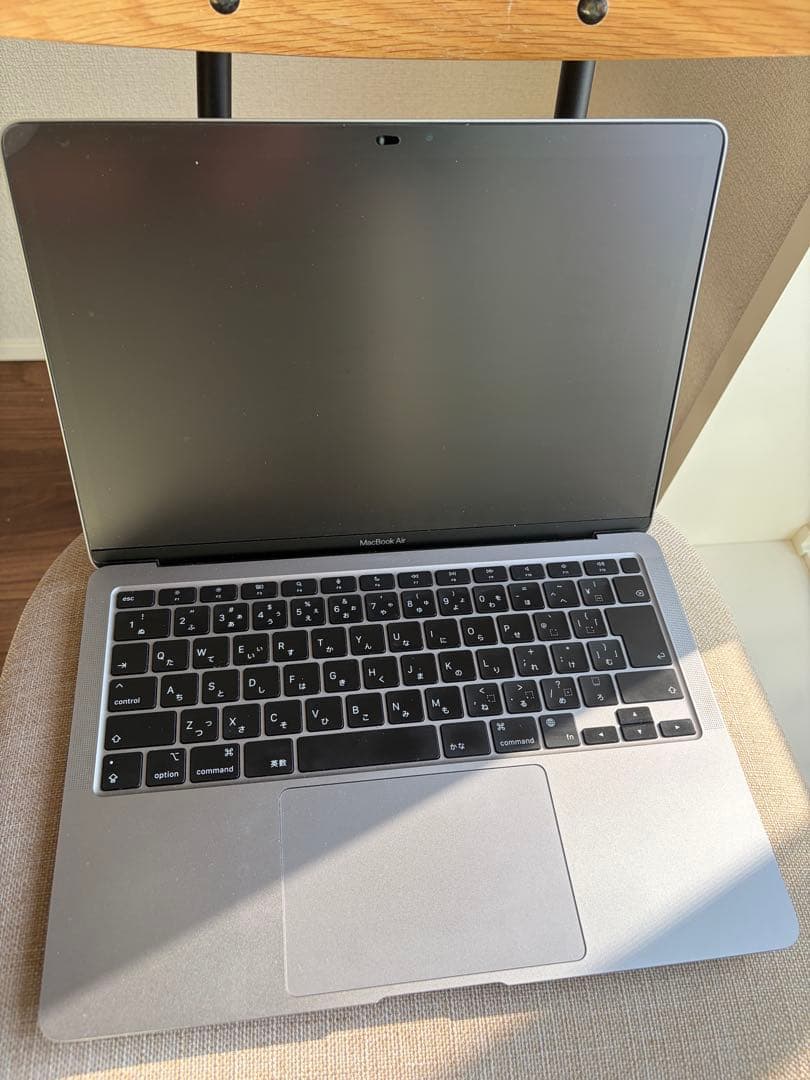 MacBook Air m1 スペースグレー 【スタンド＋覗き見防止シート付き】