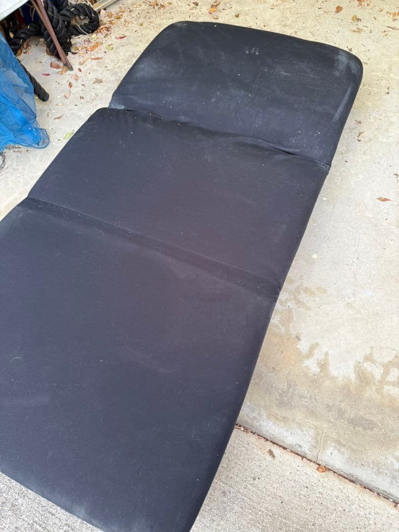 ソファーベッド　シングルベッド　フランスベッド　3つ折りベッド　専用カバー付き