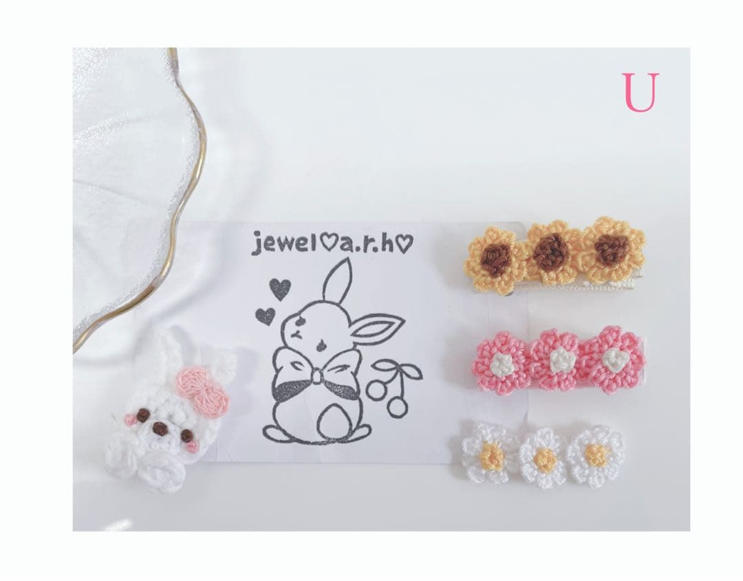 ハンドメイドベビーヘアクリップ  ヘアクリップ　pico様