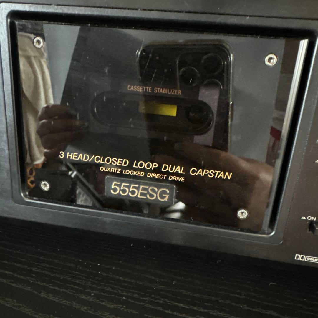 【希少】 名器 SONY ソニー ステレオカセットデッキ TC-K555ESG