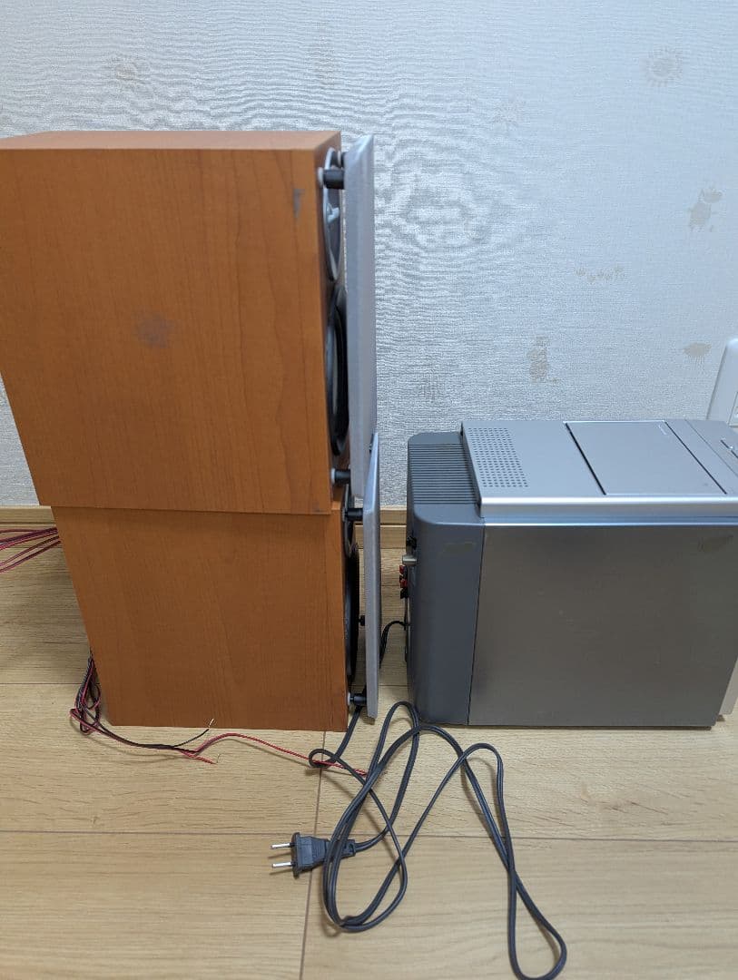 ⑧SONY MDテープCDコンポ CMT-M35WMソニー ラジカセウォークマン