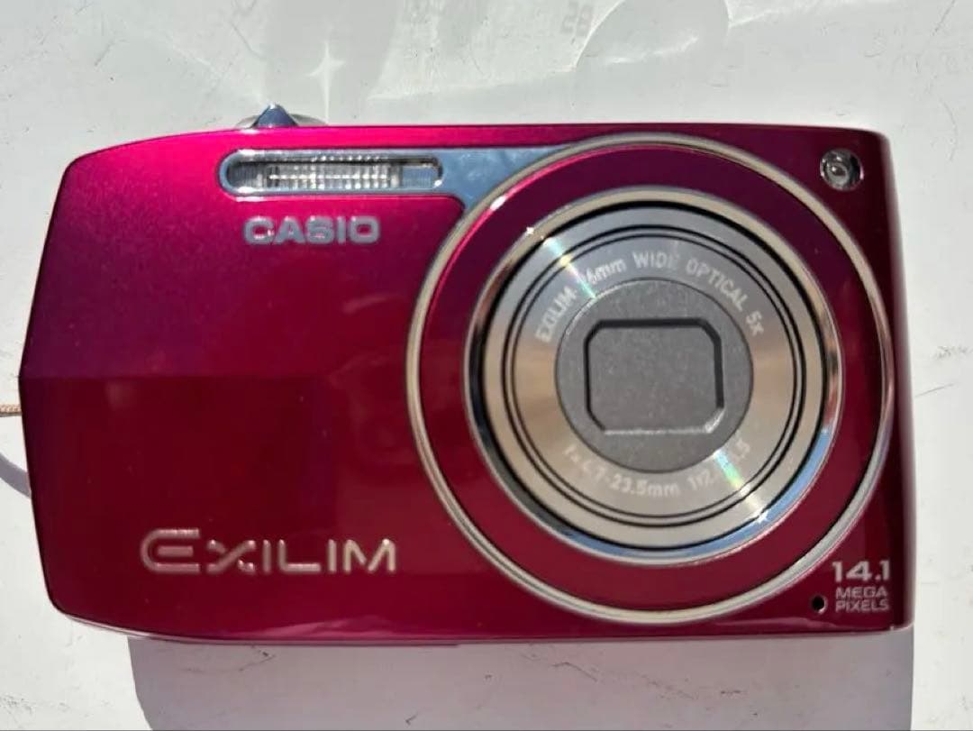 【美品】CASIO EXILIM ピンク コンパクトデジタルカメラ
