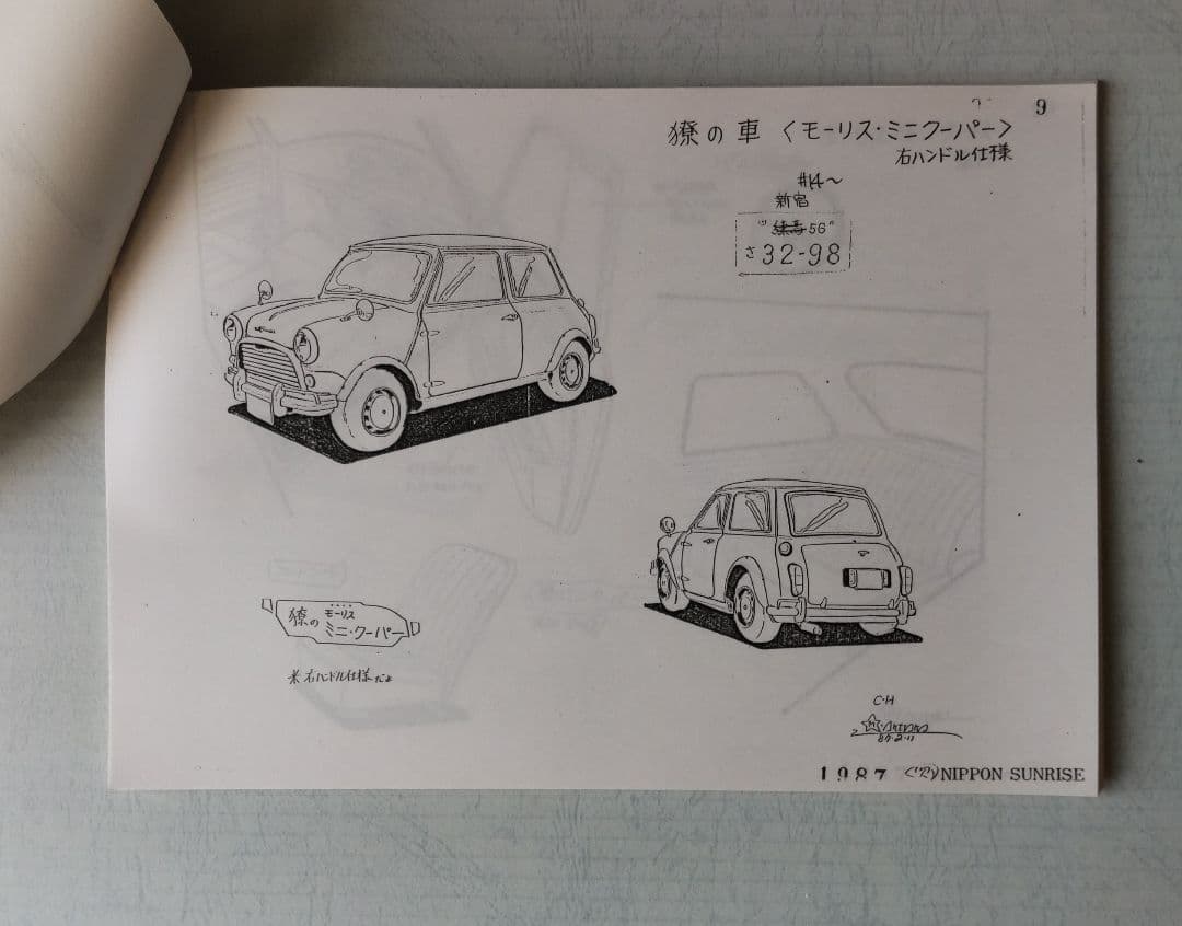 シティーハンター　キャラ、メカ、美術、設定資料