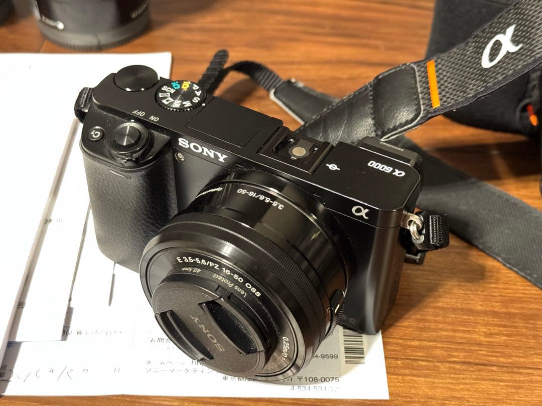 SONY ソニー α6000 ミラーレス デジタル一眼カメラ レンズ3本セット