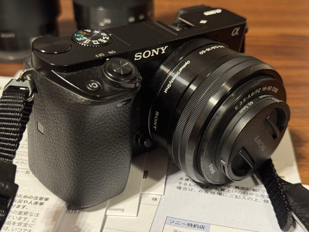 SONY ソニー α6000 ミラーレス デジタル一眼カメラ レンズ3本セット