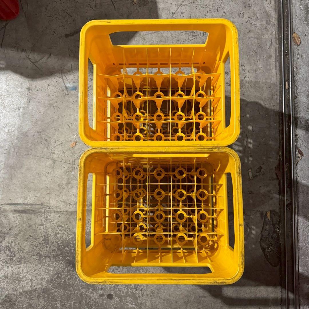 【追加購入可】キリンビール　中瓶ビールケース4個 瓶ケース ビールコンテナ