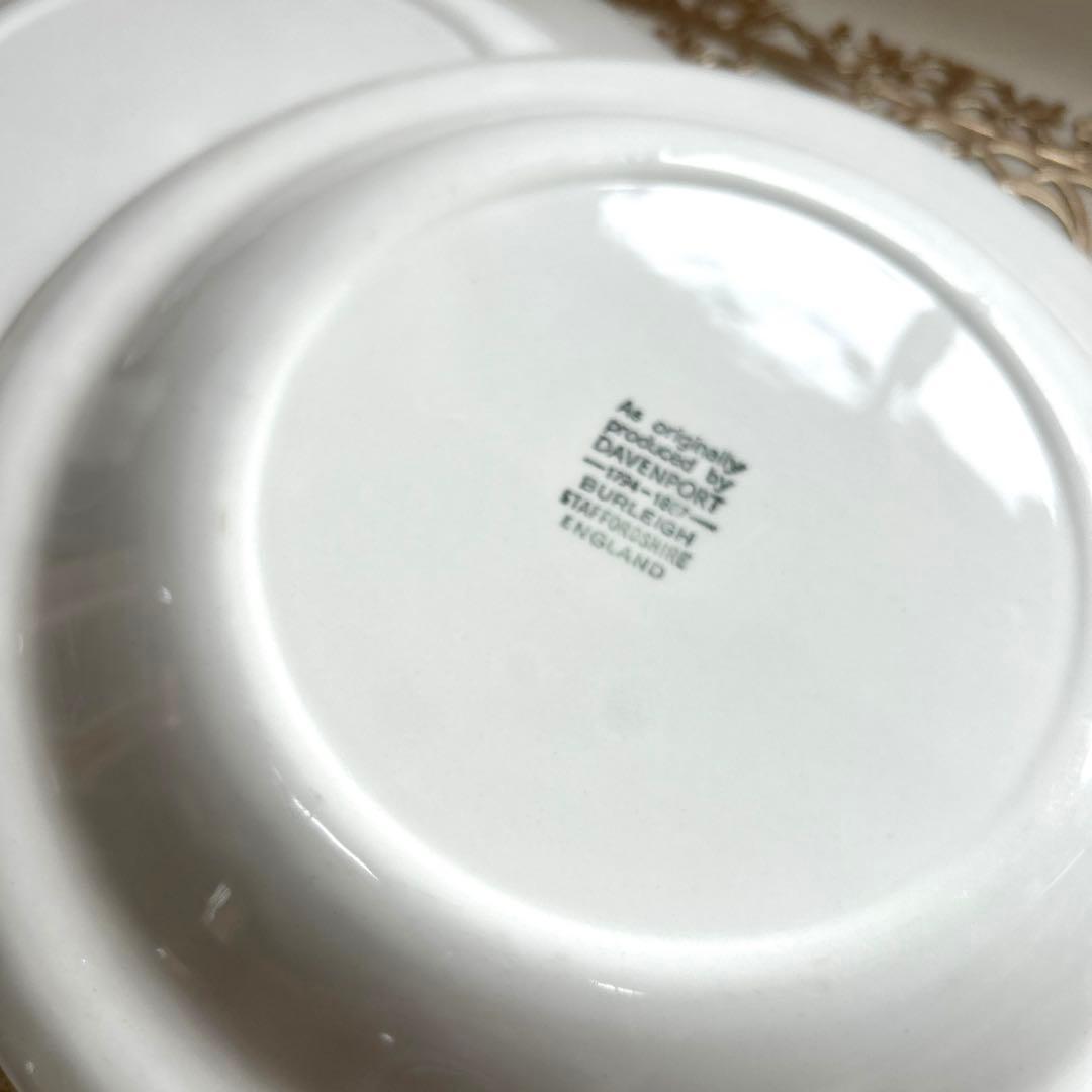 希少 Burleigh イギリス製 ヴィンテージ深皿プレート2枚セット