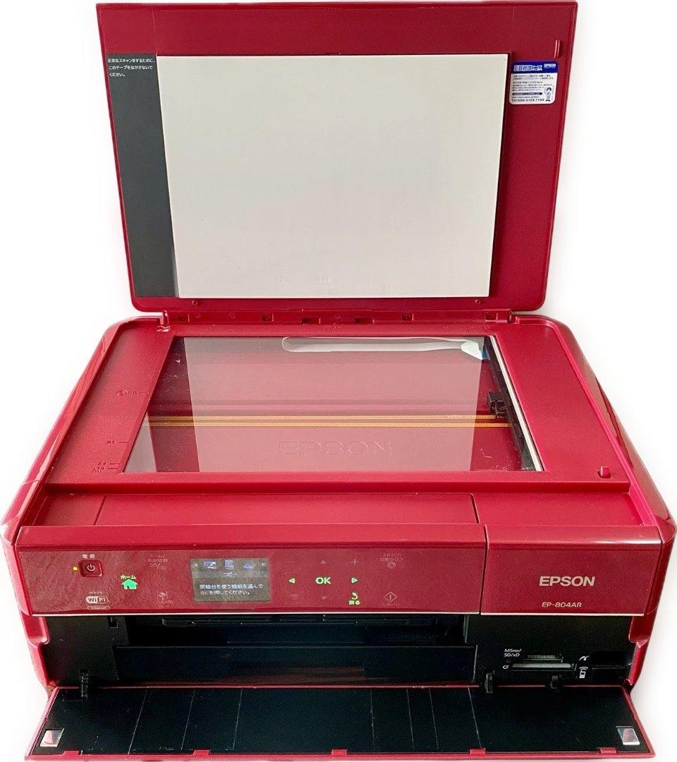 ジャンク品 エプソン EP-804AR プリンター（互換インク＋写真用紙付）