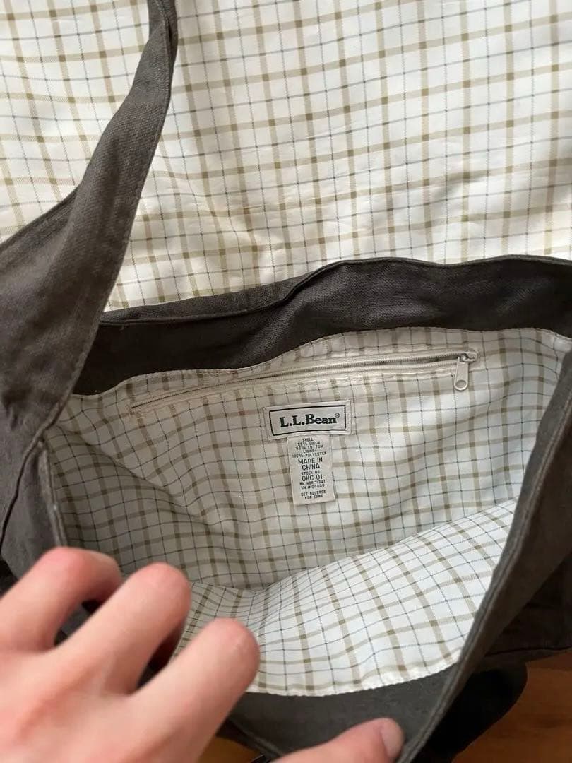 【レア】LLbean リネンバッグ ビンテージバッグ