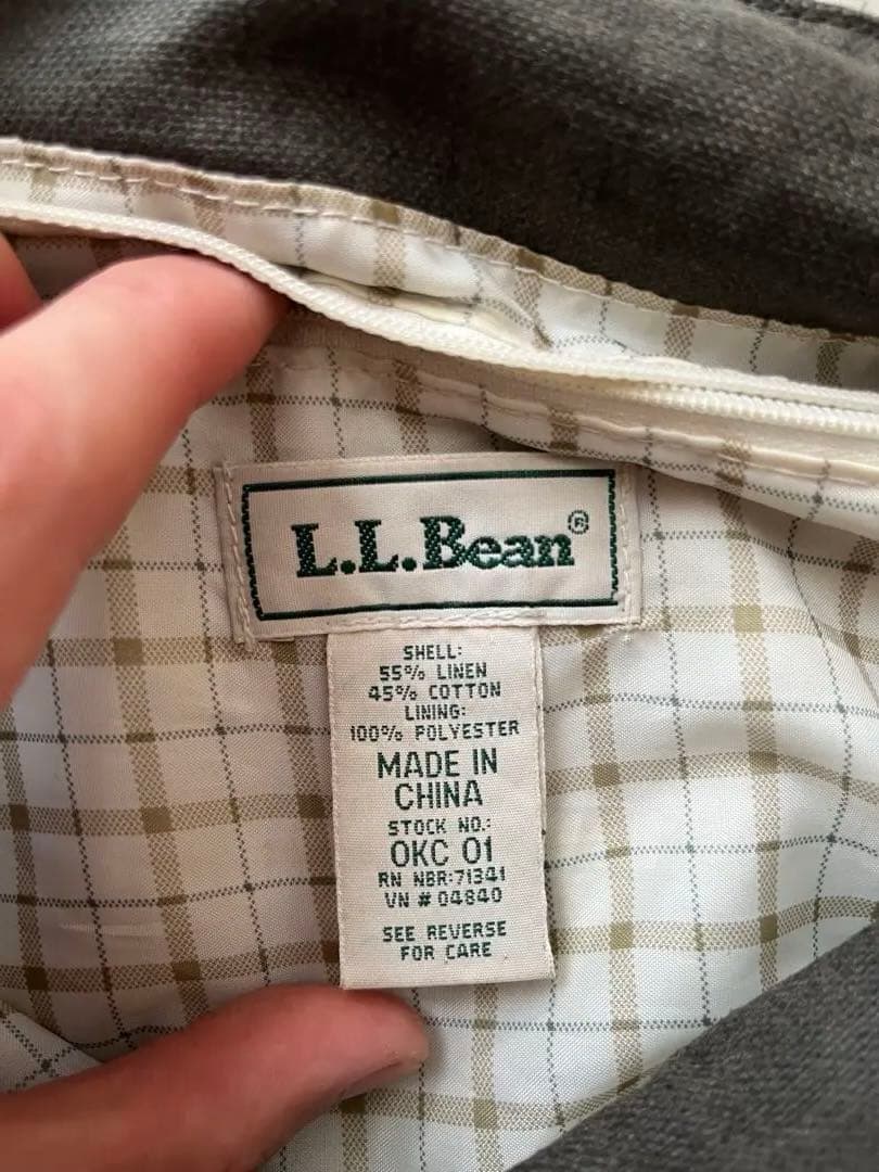 【レア】LLbean リネンバッグ ビンテージバッグ