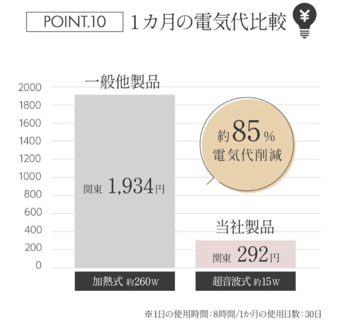 中古加湿器 大容量 抗菌 高級超音波 タワー型 アロマ 超音波式 uv除菌