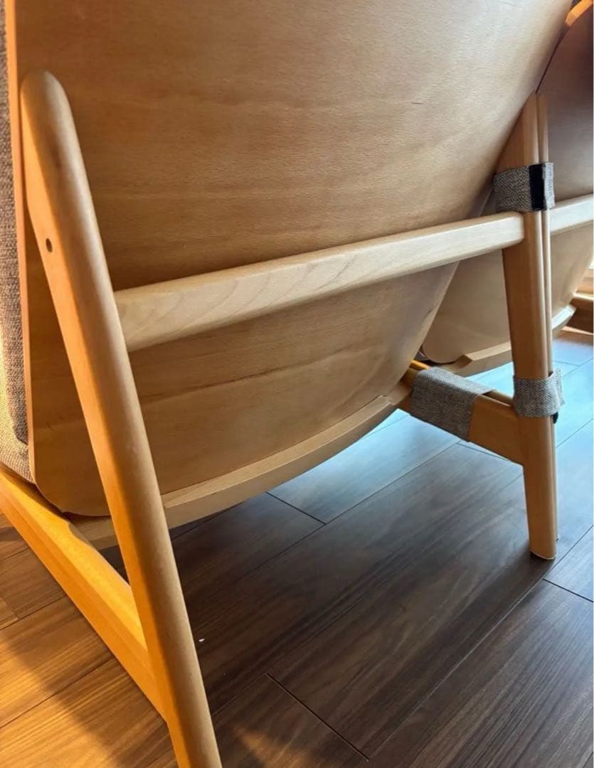 ケユカ　KEYUCA メイ　ソファ　北欧　ナチュラル　ベージュ1脚のみ肘掛けなし