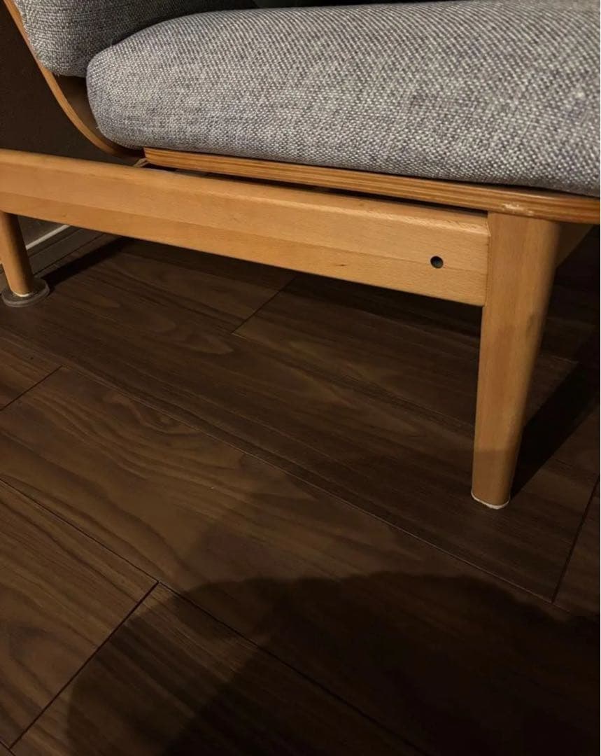 ケユカ　KEYUCA メイ　ソファ　北欧　ナチュラル　ベージュ1脚のみ肘掛けなし