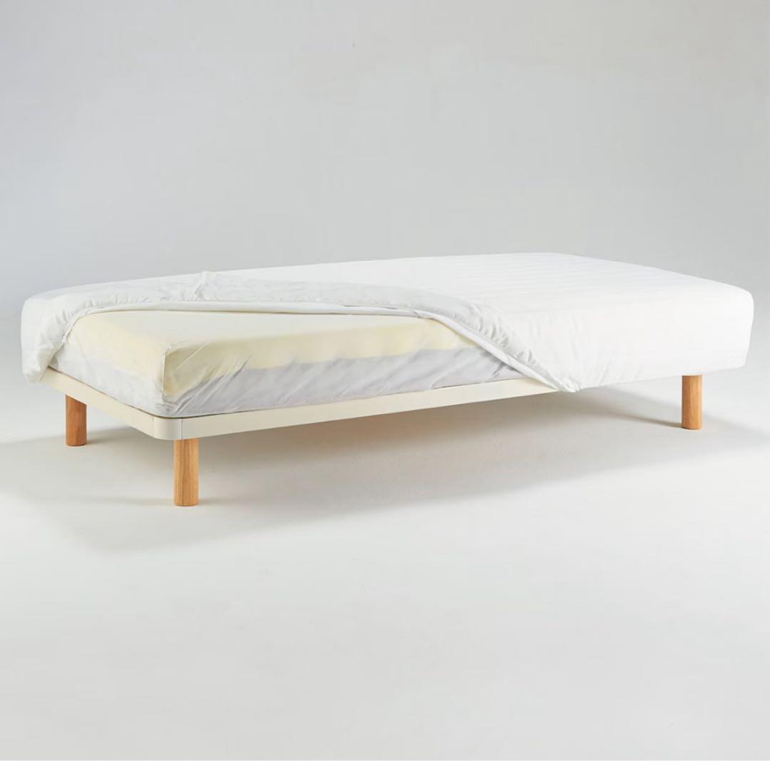 脚付マットレス・ボンネルコイル・シングル　脚別購入付き