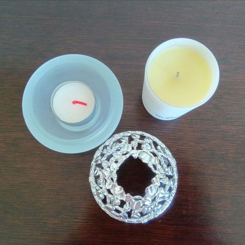 クリストフル キャンドルホルダー & ゲラン モン パフュームキャンドル 未使用